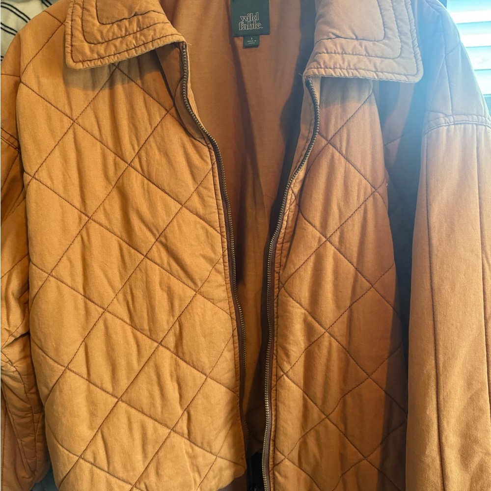 Wild Fable Tan Quilted Jacket - Picture 3 of 4
